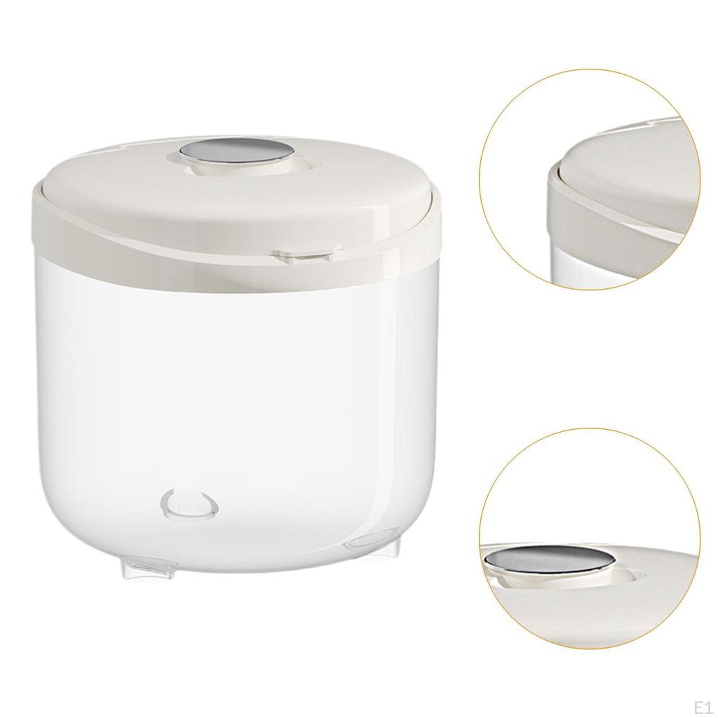 Герметичный контейнер для риса, ведро для хлопьев с запирающейся крышкой, органайзер для хранения продуктов, дозатор муки для