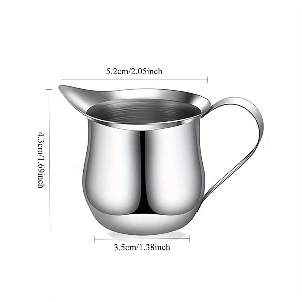 Питчер для молока с носиком, серебристый питчер для эспрессо, чашка, новая кофейная посуда