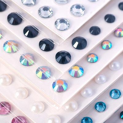 100 шт. акриловая дрель-наклейка для глаз, лица, макияжа, стразы, украшения для ногтей