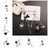 Black Butterfly Y2K Phone Strap Gothic Style Mobile Keychain Lanyard  Women Girls