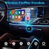 Трансграничный металлический 2-в-1 адаптер CarPlay и Android Auto с матовой отделкой