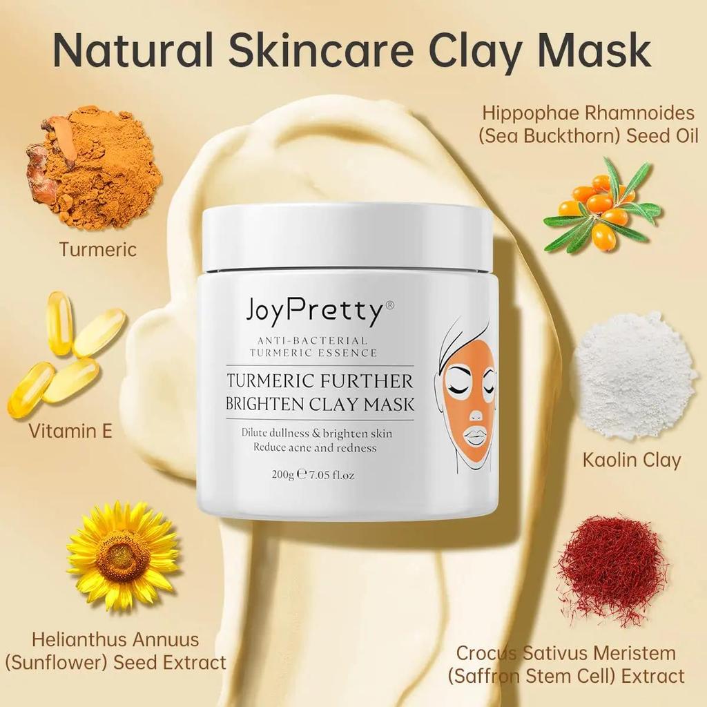 200 г маска для лица с куркумой и прыщами, отбеливающий крем для лечения прыщей, отшелушивающая, очищающая, осветляющая маска для лица, уход за кожей, красота