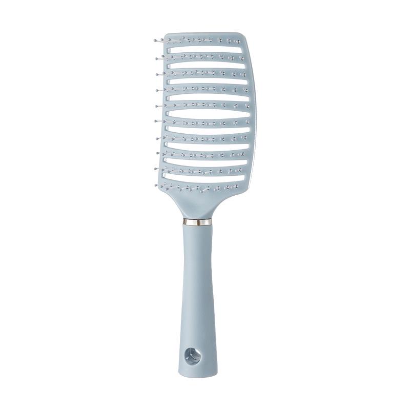 «Большая изогнутая полая расческа для девочек — пушистая щетка для большого объема с массажной дугой»