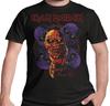 Официальная футболка Iron Maiden Piece Of Mind с несколькими головами Эдди Черная Новая