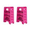 1/2Pcs Overstimulated Warning Sign Hair Claw Strong Grip Thick Hair Funny Yellow Caution Hair