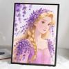 Алмазная мозаика Красочная алмазная живопись Прекрасная принцесса Полная круглая вышивка Мультяшные креативные хобби Настенный декор