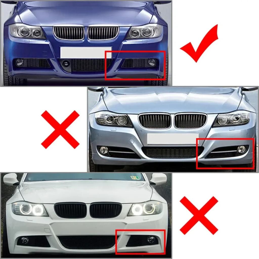 For BMW 3 Series 318i 320i 330i E90 E91 LCI Facelift 2005-2008 Car Front Bumper Lip Body Kit Spoiler Splitter Bumper Canard Lip