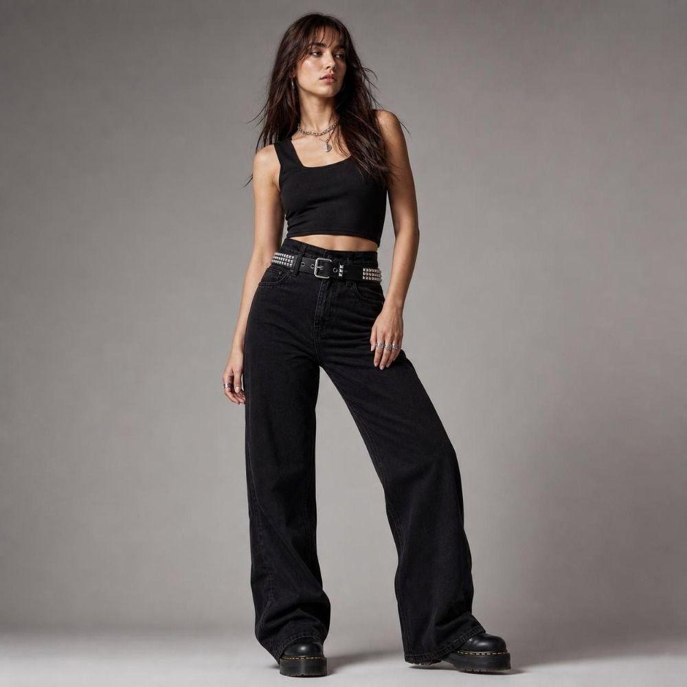 PU Material Women's Leather Belt Needle Buckle Casual Waist Belt Pants Decoration