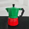 Зеленая и Красная Кофейная Машина Восьмиугольная Кофеварка Домашняя Мока-Кофеварка Для Плиты