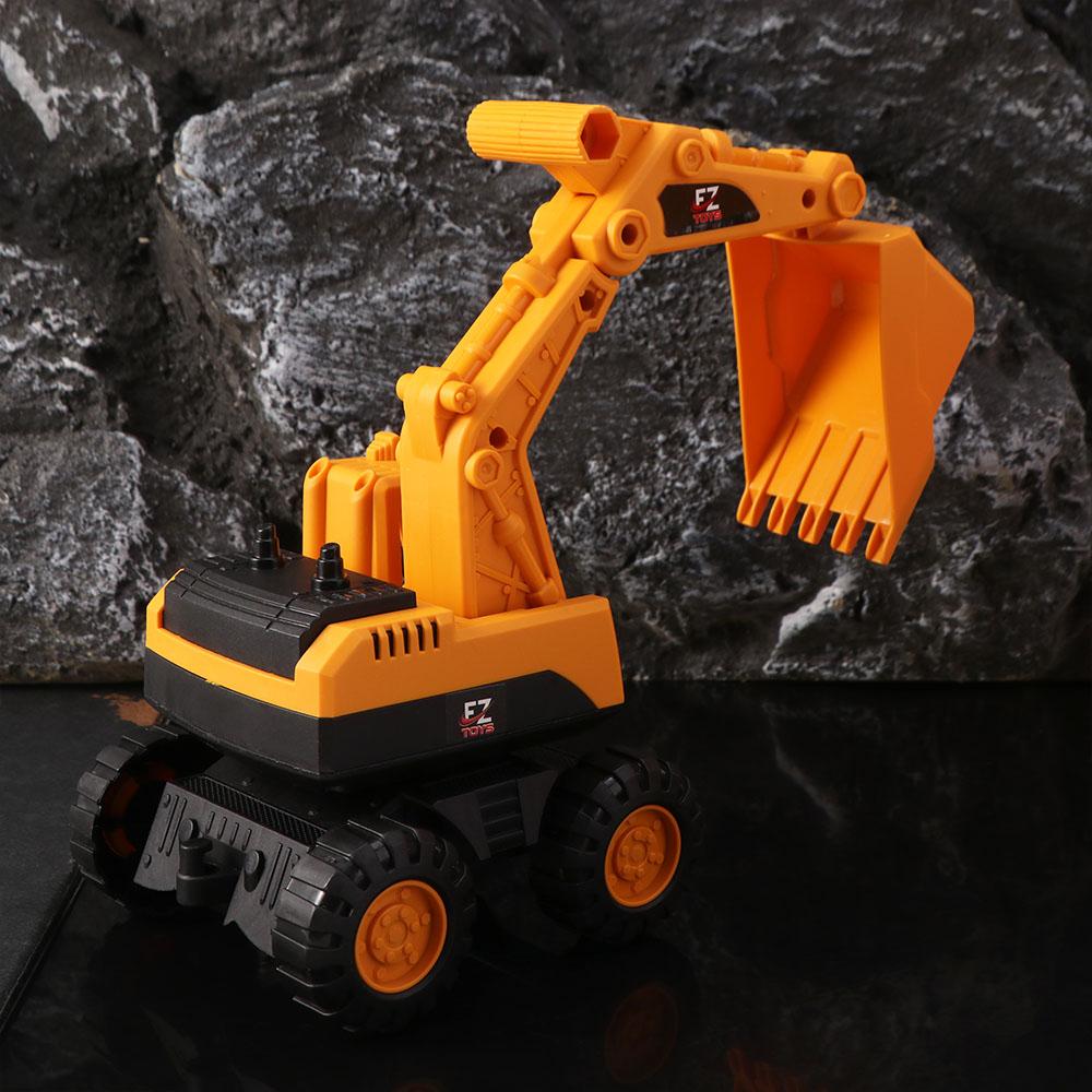 Friction Digging Engineering Car Toy Inertia Driving Excavator Model Kids Toy