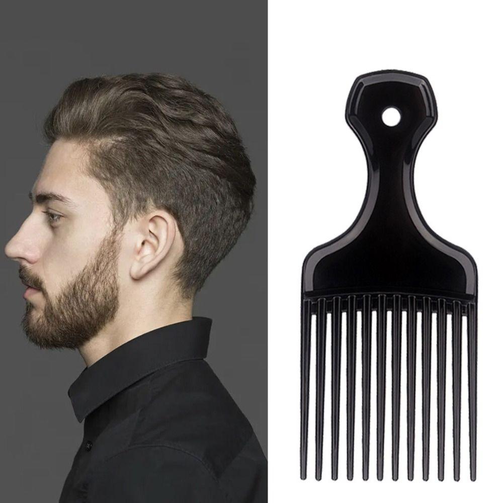 Черная Вилка Расческа для Волос С Широкими Зубьями Гребень Инструменты для Укладки Волос Вставляемые Расчески Салон