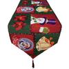 Long Christmas Table Runner Tassel Santa Claus Tablecloth Xmas Desktop Decoration  Table Decoration