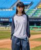 1993STUDIO [Lg Twins X 1993 Studio] Raglan Color Block Long Sleeve_Navy