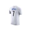 Nike Футболка NBA Brooklyn Nets Kevin Durant City Edition белая мужская уличная одежда DV5975-101