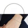 92.5 Silver Ball 2mm Mirror Ball Daily Silver Bracelet Girlfriend Birthday 100th Day Gift Silver Bracelet Layered Bracelet Women's Bracelet