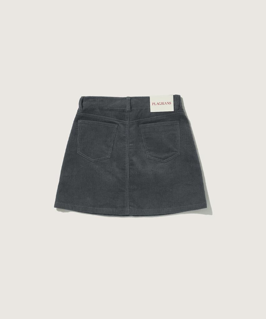 Plack Woman Corduroy Skirt M97 Rinse