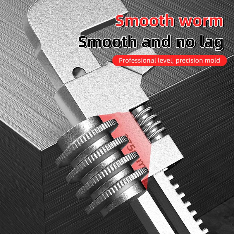 Универсальный разводной ключ F-типа, стальной многофункциональный ключ для раковины в ванной, бытовой большой гаечный ключ с открытым зевом для ремонта труб в ванной