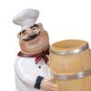 Статуэтка шеф-повара, Фигурка шеф-повара, Милое необычное украшение шеф-повара, Скульптура шеф-повара для настольного декора магазина