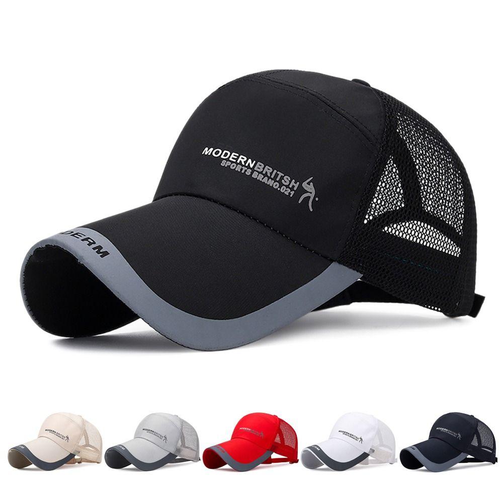 Adjustable Outdoor Space Quick Dry Sun Hat Mesh Baseball Cap Snapback Hats