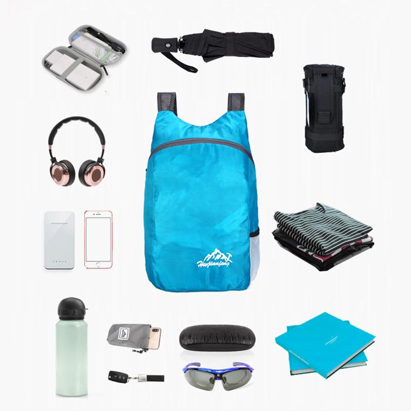 Сверхлегкая складная сумка для мужчин и женщин, водонепроницаемый большой объемный портативный рюкзак, легкие дорожные сумки, рюкзак для занятий спортом на открытом воздухе