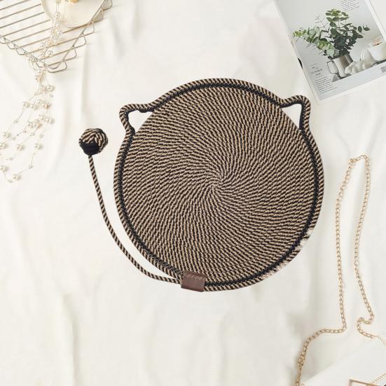 Когтеточка для кошек из натуральной хлопковой веревки, легко моется, многофункциональная, для домашних животных