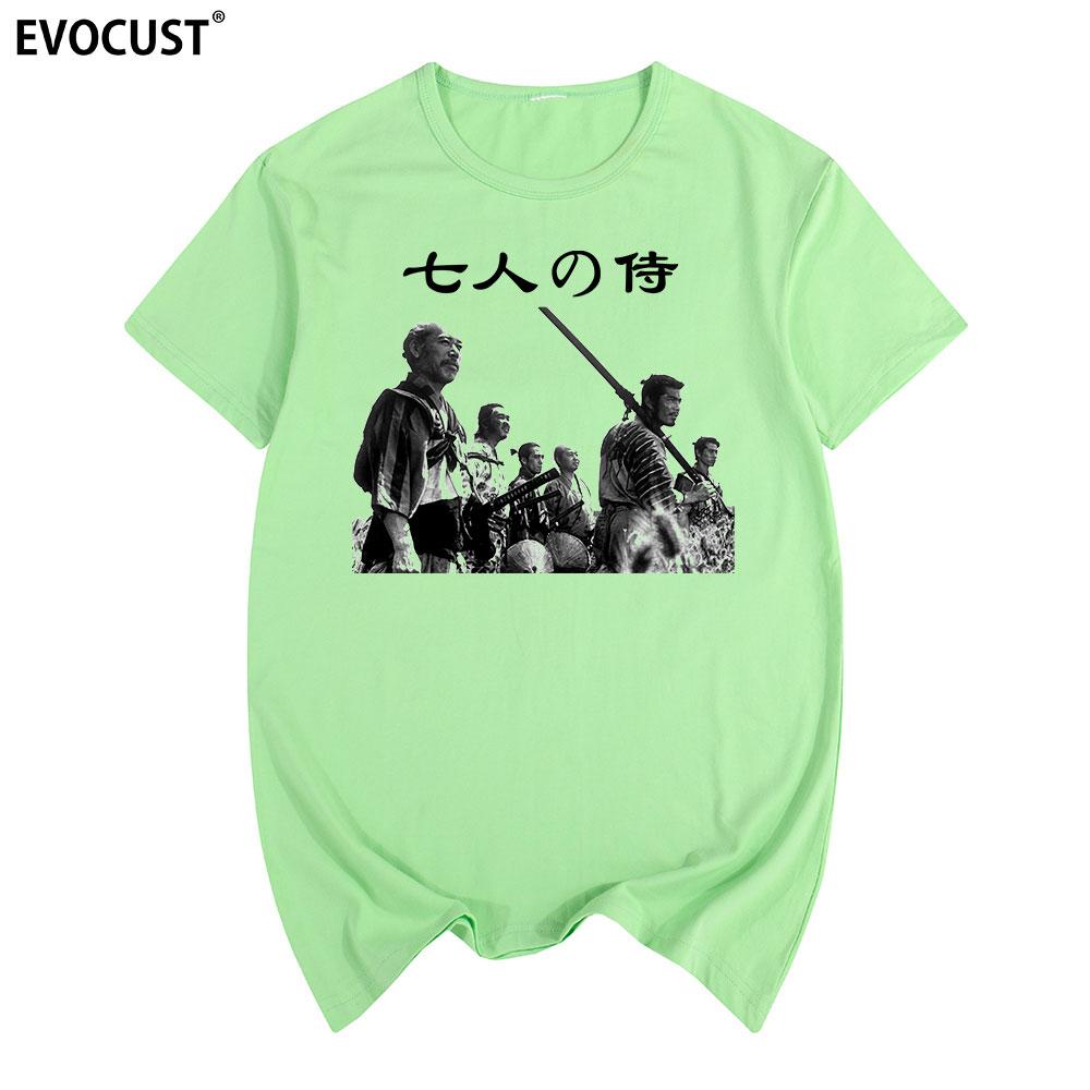 The Seven Samurai Akira Kurosawa japanese japan martial art Vintage T-shirt Cotton Men T shirt New TEE TSHIRT Womens