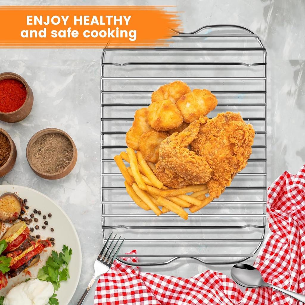 Запасные части для аэрофритюрницы Ninja Foodi FG551 Smart XL Indoor Grill с функцией аэрофритюра, 11,6''*7,6'' из нержавеющей стали, аксессуары для аэрофритюрницы, для запекания