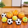 Баскетбольная плюшевая игрушка, футбольная плюшевая 3D мягкая спортивная подушка, мяч, футбольная кукла, украшение для спальни, домашнего офиса, дети