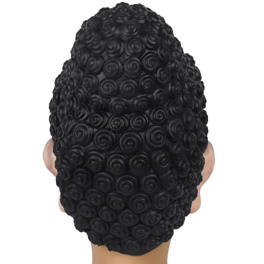 Summer Latex Funny Buddha Swim Cap cos Tathagata Buddha Headgear, Latex Hat for Buddha Role Play