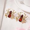 Spider Rhinestone Stud Earrings Korean Style Dangle Earrings Women Halloween Earrings Party Jewelry