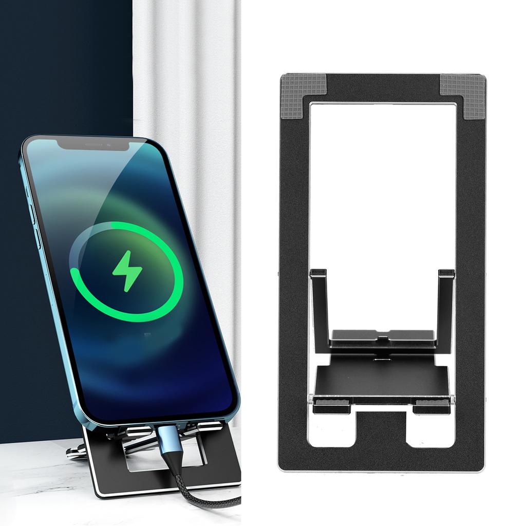 Mobile Phone Stand for Desk Foldable Aluminium Alloy Desktop Phone Holder Tablet Bracket
