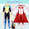Man Omni Invincible Cosplay Costume Jumpsuit Clothes Halloween Fashion Party
