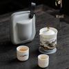 YECOH Portable Ceramic Travel Tea Set