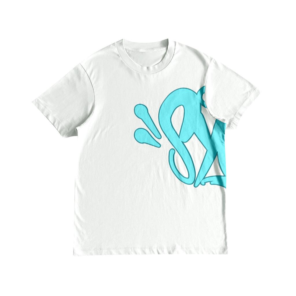 European and American street hip-hop men's and women's alphabet printing loose short-sleeved top men's summer tide brand casual sports suit