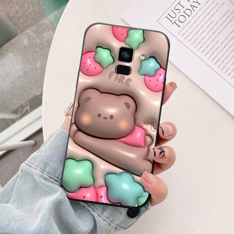 Силиконовый чехол Для Samsung Galaxy A8 2018 A530 A530F чехол астронавт Мягкий ТПУ Чехол для телефона Для Samsung A8 Plus 2018 A730 A730F Чехол