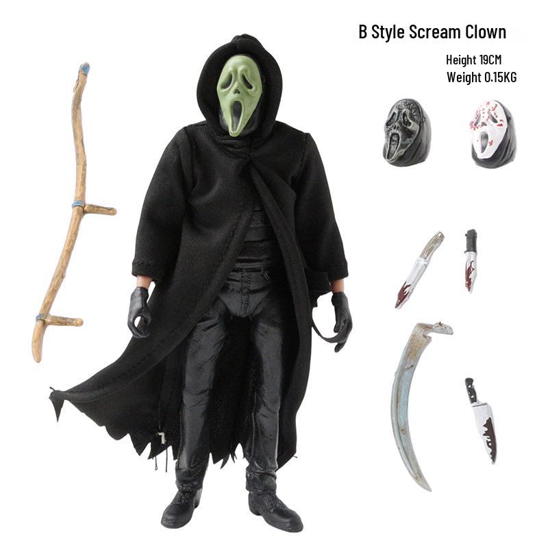 Кукла-призрак Невеста Ужаса с бензопилой - Клоун Чакки Хэллоуинский Орнамент