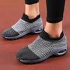Women's Thick Soled Sports Shoes Mesh Round Toe Shoes 3CM Block Heel Fashionable   New Women's Hiking and Walking Shoes