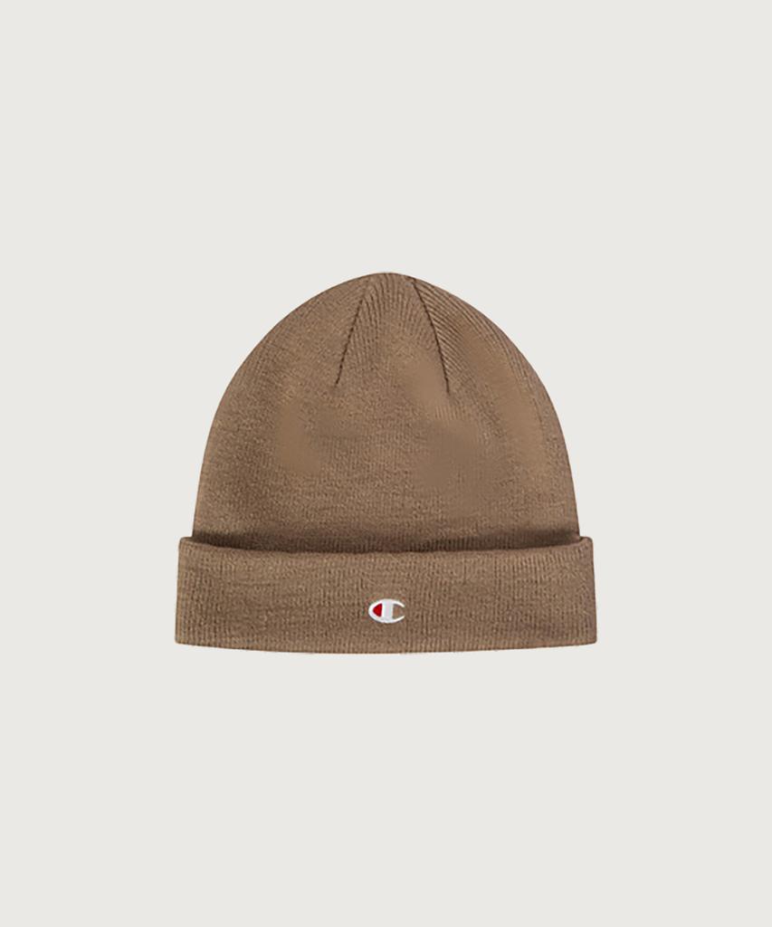 CHAMPION C Logo Beanie Stone Brown