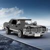 MOC Сверхъестественное Импала Модель Автомобиля Строительные Блоки Фильм Сверхъестественное 1967 Шевроле Импала Черный Автомобиль Кирпичная Игрушка Подарок для Взрослых