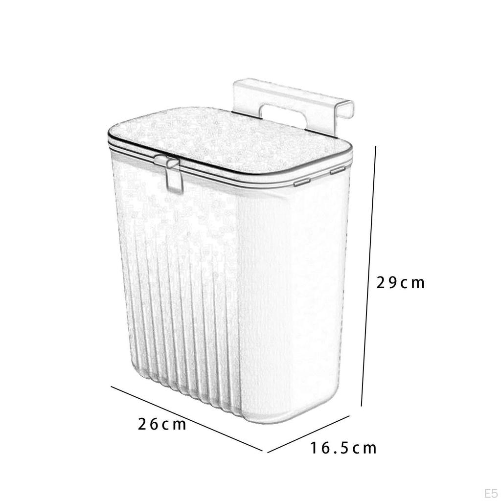 Контейнер для компоста, подвесной мусорный бак с крышкой, дверца кухонного шкафа под раковиной, настенный мусорный бак