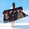 Kpop группа K-Katseyes Микрофибра Печатное Пляжное полотенце Альпинизм Йога Пляж Плавание Бег Впитывающее Мягкое полотенце