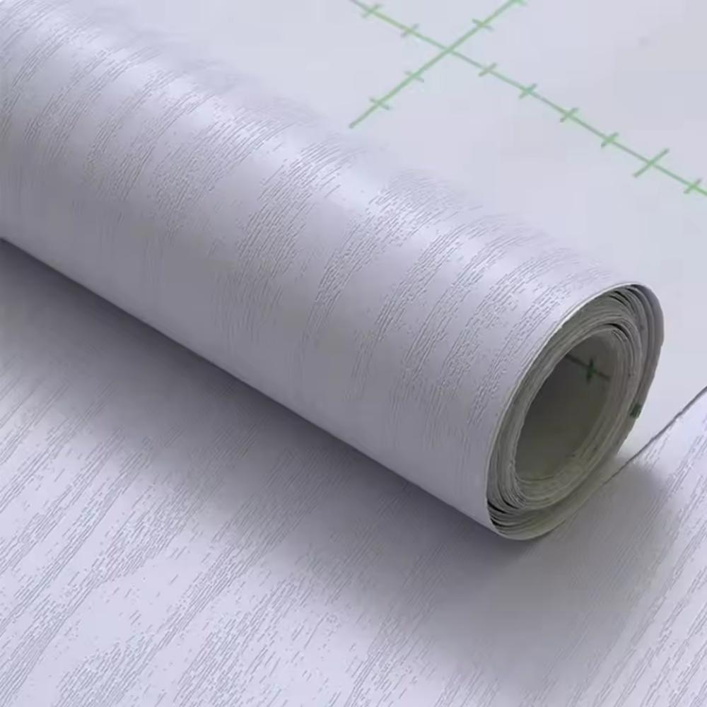 1pc 15.75inX118.11in DIY Self Adhesive Waterproof PVC Wallpaper Renovation Cabinets Furniture Wall Sticker Home Decor Sticky