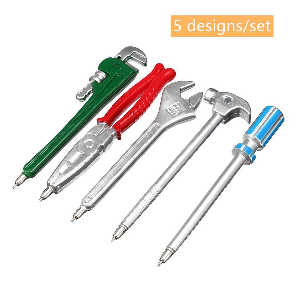 Набор гелевых ручек в форме слесарных инструментов 5 штук