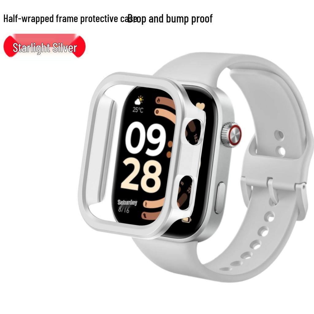 Защитный чехол для Redmi Watch 6: Полуобернутый полый жесткий чехол для новой модели