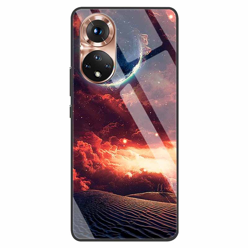 Роскошный чехол для Huawei Honor 50 Чехол Закаленное Стекло Чехол для Телефона Huawei Honor 50 Honor50 6.57" Coque Сумка Модный Бампер