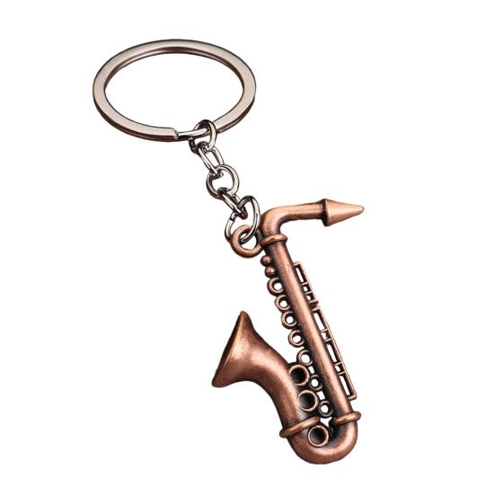 Yousheng Musician Keychain Pendant Decorative 3D Design Bag Hanging Pendant Miniature Instrument Shape Key Holder Bag Charm