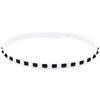 Браслет-линия VANDEL STUDS SERIES (БЕЛЫЙ x ЧЕРНЫЙ, S 16.0)
