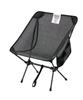 Складной стул Coleman Cockpit Chair Carbon Edition для кемпинга и отдыха на природе с местом для хранения. Подходит для балконов и улицы. (Платиновый черный) - Чехол, Легкий,