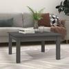VidaXL Coffee Table Grey 55x55x30 Cm Solid Pine Wood 814231
