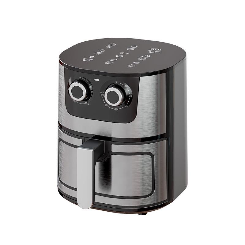 Умная визуальная аэрофритюрница 7 л, сенсорное управление, антипригарное покрытие, совместимость с духовкой, 110 В / 220 В.